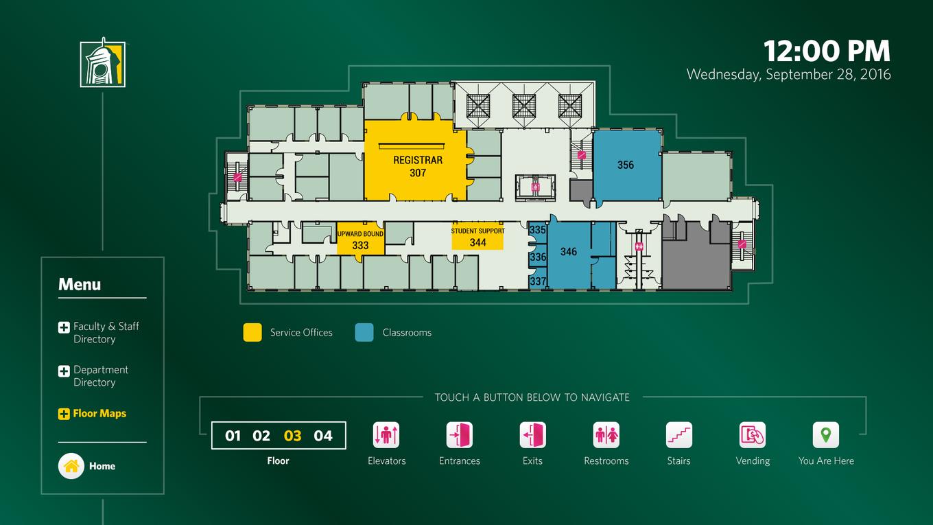 Third Floor Map